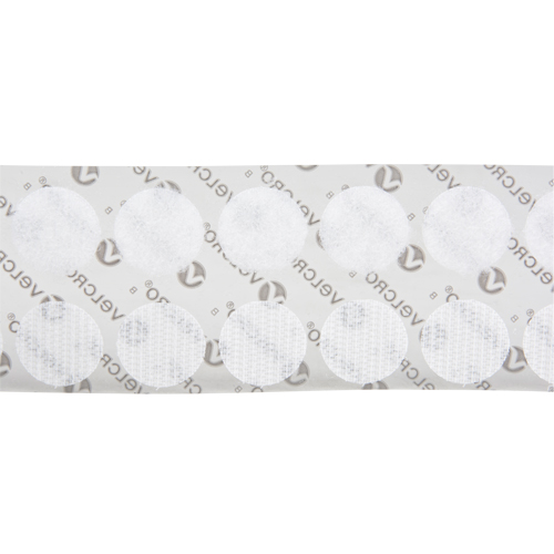 Fastener Coins, Hook & Loop, 3/4" Dia., Adhesive, White PB Rental Co. Ltd.