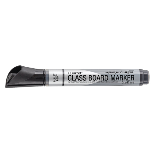 Marqueur effaçable &agrave; sec pour verre de premi&egrave;re qualit&eacute;, Noir, Pointe Ronde PB Rental Co. Ltd.