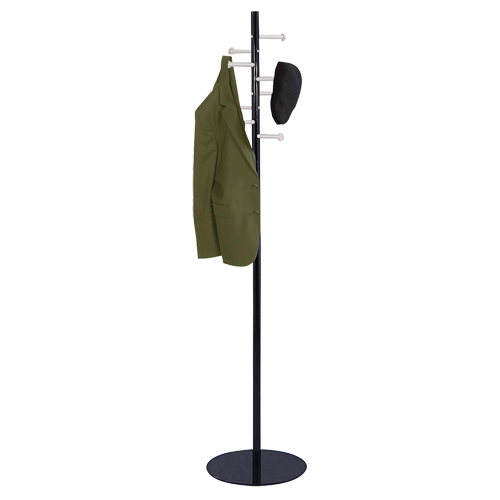 Porte-manteau de style t&ecirc;te de clou, 67" ha, Noir, 8 Crochet(s) PB Rental Co. Ltd.