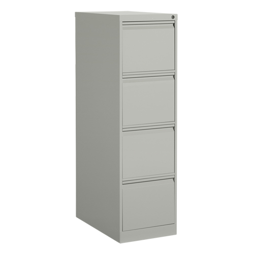 Classeur vertical, Acier, 4 tiroirs, 15-1/7" la x 25" p x 52" h, Gris PB Rental Co. Ltd.