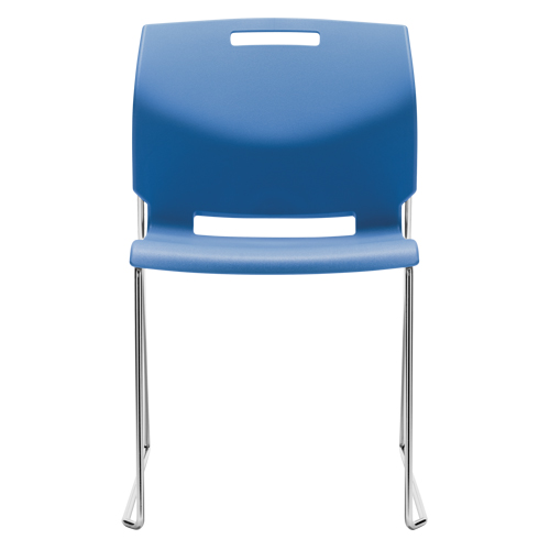 Chaise, Plastique, Hauteur 32-1/2", Capacit&eacute; 300 lb, Bleu PB Rental Co. Ltd.