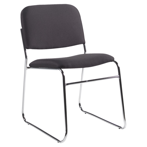 Armless Chair, Fabric, 30" High, 200 lbs. Capacity, Black PB Rental Co. Ltd.