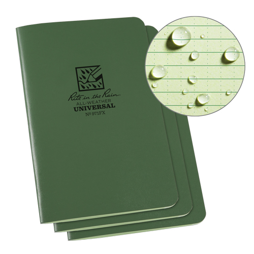 Carnet de notes, Couverture souple, Vert, 48 Pages, 4-5/8" , 7"  PB Rental Co. Ltd.