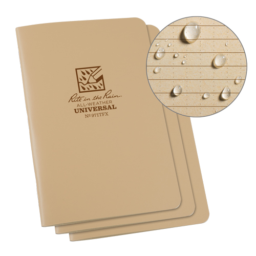 Carnet de notes, Couverture souple, Havane, 48 Pages, 4-5/8" , 7"  PB Rental Co. Ltd.