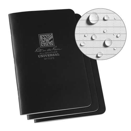 Carnet tout temps, Couverture souple, Noir, 48 Pages, 4-5/8" , 7"  PB Rental Co. Ltd.