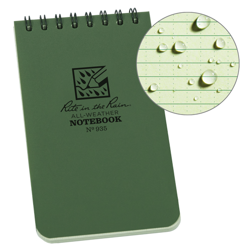 Pocket Top-Spiral Notebook, Soft Cover, Green, 100 Pages, 3" W x 5" L PB Rental Co. Ltd.