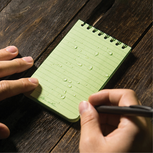Pocket Top-Spiral Notebook, Soft Cover, Green, 100 Pages, 3" W x 5" L PB Rental Co. Ltd.