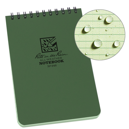 Pocket Top-Spiral Notebook, Soft Cover, Green, 100 Pages, 4" W x 6" L PB Rental Co. Ltd.