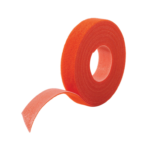 Ruban pour gestion des c&acirc;bles One-Wrap, Boucle et crochet, 25 vg x 3/4", Auto-aggripant, Orange PB Rental Co. Ltd.
