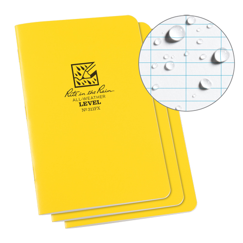 Carnet de notes, Couverture souple, Jaune, 48 Pages, 4-5/8" , 7"  PB Rental Co. Ltd.