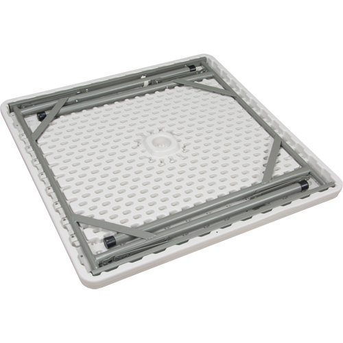 Folding Table, Square, 34" L x 34" W, Polyethylene, White PB Rental Co. Ltd.