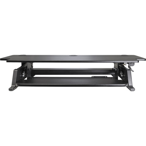 Poste de travail assis-debout Goya, Mod&egrave;le de bureau, 20" h x 42" la x 16" p, Noir PB Rental Co. Ltd.