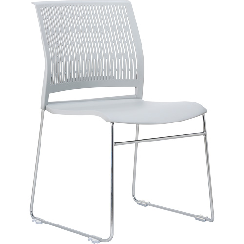 Chaises empilables s&eacute;rie Activ, Polypropyl&egrave;ne, Hauteur 32-3/8", Capacit&eacute; 275 lb, Gris PB Rental Co. Ltd.
