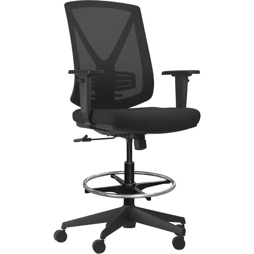 Chaise ajustable de premi&egrave;re qualit&eacute; &agrave; basculement synchronis&eacute; s&eacute;rie Activ, Tissu/Mailles, Noir, Capacit&eacute; 275 lb PB Rental Co. Ltd.