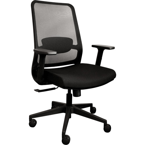 Activ Series Synchro-Tilt Office Chair, Fabric/Mesh, Black, 275 lbs. Capacity PB Rental Co. Ltd.