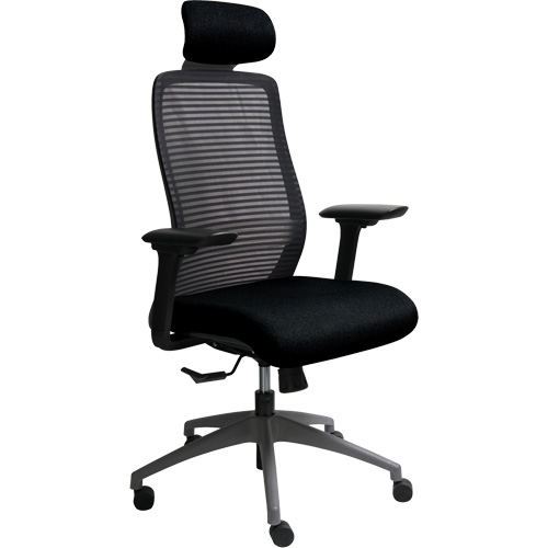Era Series Adjustable Office Chair with Headrest, Fabric/Mesh, Black, 275 lbs. Capacity PB Rental Co. Ltd.