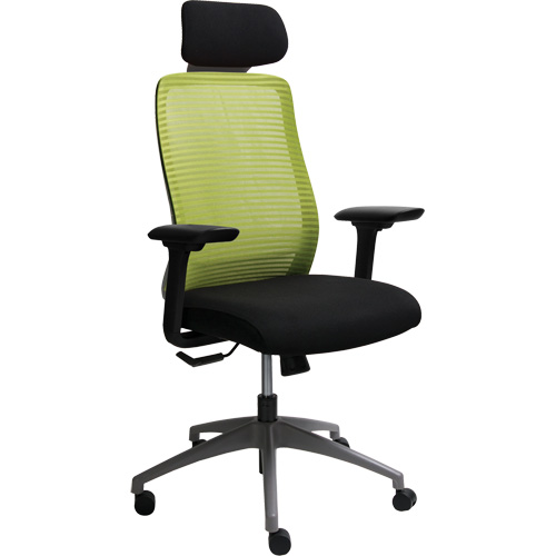 Era Series Adjustable Office Chair with Headrest, Fabric/Mesh, Green, 275 lbs. Capacity PB Rental Co. Ltd.
