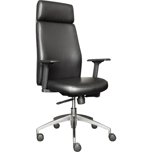 Fauteuil de cadre &agrave; dossier &eacute;lev&eacute; s&eacute;rie Activ, Polyur&eacute;thane/Vinyle, Noir, Capacit&eacute; 275 lb PB Rental Co. Ltd.