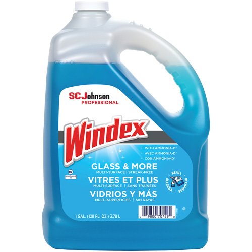 Nettoyant pour vitres Windex avec Ammoniac-D, 3,8 L, Cruche PB Rental Co. Ltd.