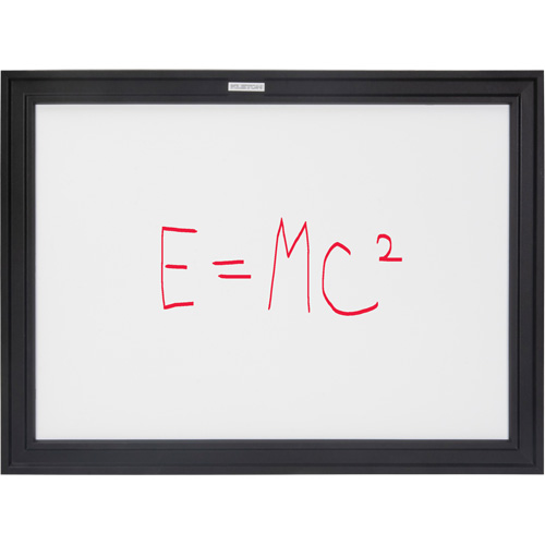 Black MDF Frame Whiteboard, Dry-Erase/Magnetic, 24" W x 18" H PB Rental Co. Ltd.