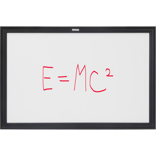 Black MDF Frame Whiteboard, Dry-Erase/Magnetic, 36" W x 24" H PB Rental Co. Ltd.