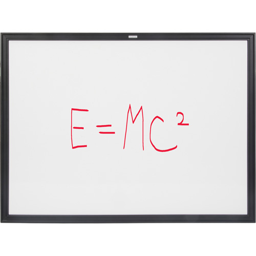 Black MDF Frame Whiteboard, Dry-Erase/Magnetic, 48" W x 36" H PB Rental Co. Ltd.