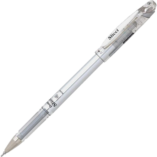 Slicci Metallic Gel Pen, Silver, 0.8 mm PB Rental Co. Ltd.