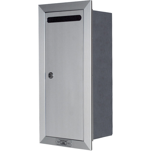 Recessed Collection Box, Wall -Mounted, 16-3/16" x 6-3/8", Aluminum PB Rental Co. Ltd.