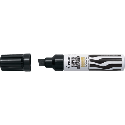 Super Colour Jumbo Permanent Marker, Black, Chisel Tip PB Rental Co. Ltd.