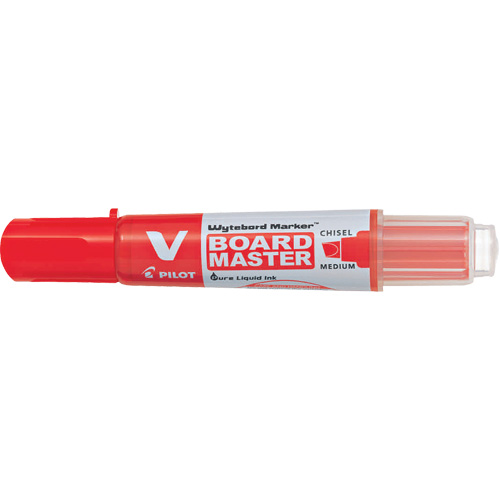 Marqueur effaçable &agrave; sec Vboard Master, Rouge, Pointe Ciseau PB Rental Co. Ltd.