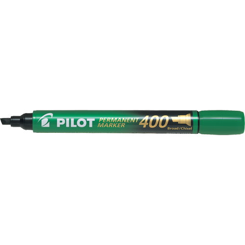 Marqueur permanent 400, Vert, Pointe Ciseau PB Rental Co. Ltd.