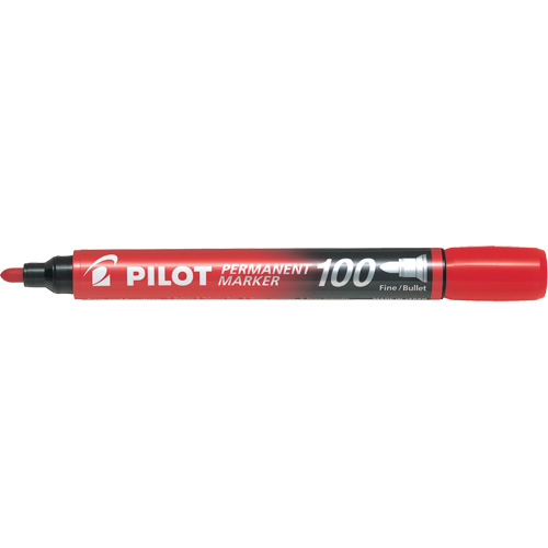Series 100 Permanent Marker, Red, Bullet Tip PB Rental Co. Ltd.