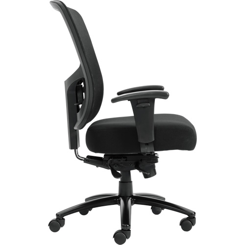 Raven 400 High-Back Heavy-Duty Synchro-Tilter, Mesh, Black, 400 lbs. Capacity PB Rental Co. Ltd.