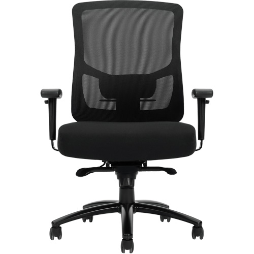 Raven 400 High-Back Heavy-Duty Synchro-Tilter, Mesh, Black, 400 lbs. Capacity PB Rental Co. Ltd.