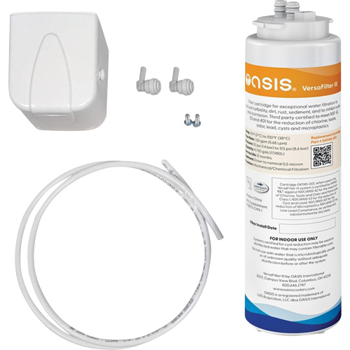 Trousse de filtre universel Versafilter III, Utilize avec Abreuvoirs OASIS/Remplisseurs de bouteille OASIS PB Rental Co. Ltd.