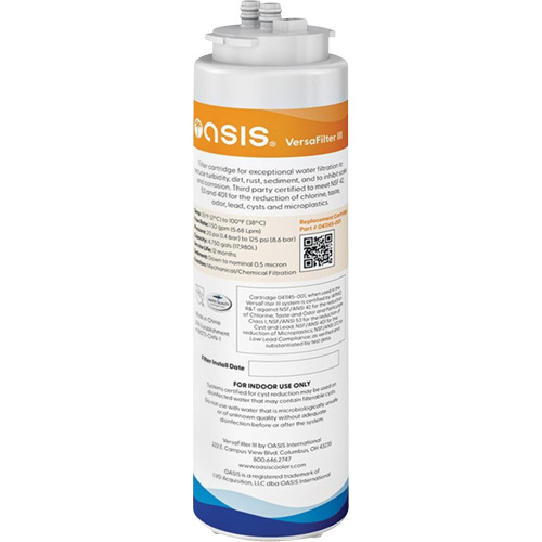 Replacement Cartridge, For Versafilter III Filter PB Rental Co. Ltd.