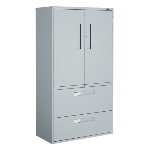Armoire Multi-Stor, Acier, 3 Tablettes, 65-1/4" h x 36" la x 18" P, Gris PB Rental Co. Ltd.