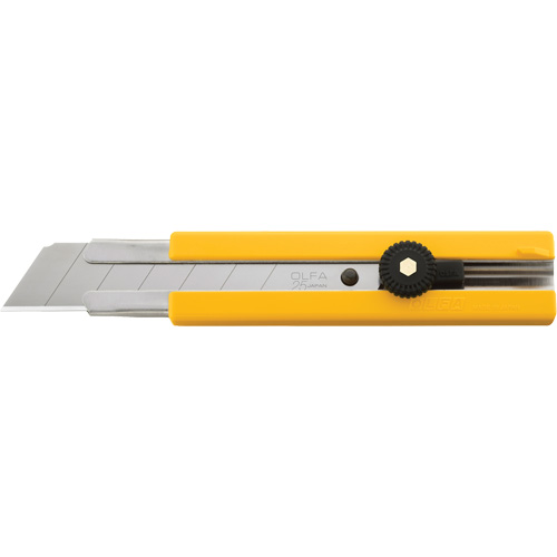 Couteau, 25 mm, Acier au carbone, Robuste, Prise en Plastique PB Rental Co. Ltd.