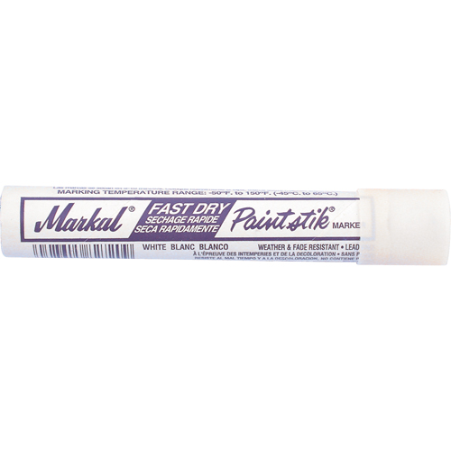 Fast Dry Paintstik&reg; Paint Marker -50° to 150°F, Solid Stick, White PB Rental Co. Ltd.