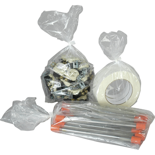Poly Bags, Open Top, 18" x 7", 1 mils PB Rental Co. Ltd.