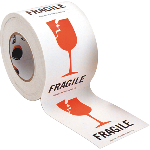 "Fragile" Special Handling Labels, 6" L x 4" W, Red on White PB Rental Co. Ltd.