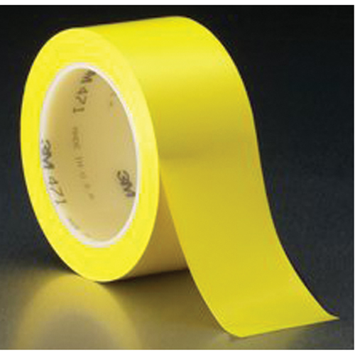 Ruban en vinyle 471, 50,8 mm (2") la x 32,9 m (108') lo, 5,3 mils, Jaune PB Rental Co. Ltd.