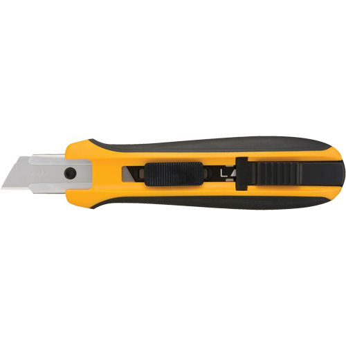 Five-Position Safety Knife, 18 mm, Silver, Rubber Handle PB Rental Co. Ltd.