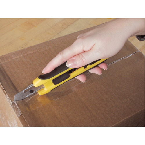 Five-Position Safety Knife, 18 mm, Silver, Rubber Handle PB Rental Co. Ltd.