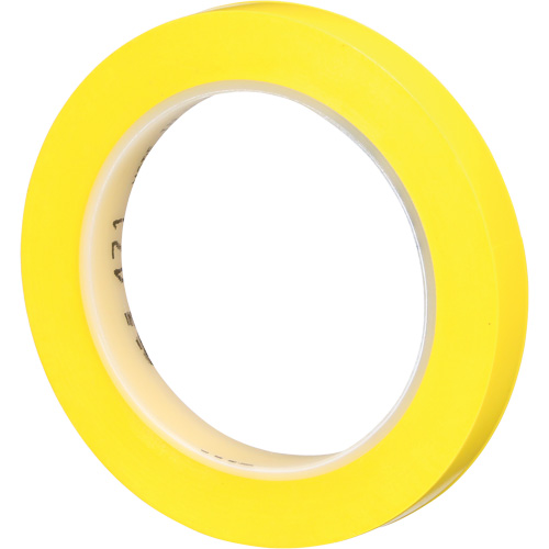 Ruban en vinyle 471, 12 mm (1/2") la x 32,9 m (108') lo, 5,3 mils, Jaune PB Rental Co. Ltd.
