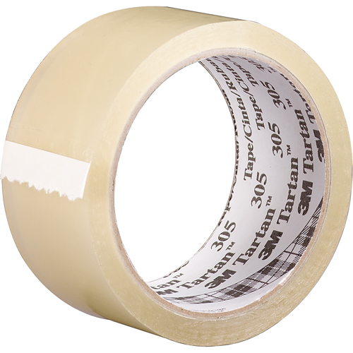 Ruban d'emballage Tartan 305, Adh&eacute;sif Acrylique, 1,6 mil, 48 mm (2") x 100 m (328') PB Rental Co. Ltd.