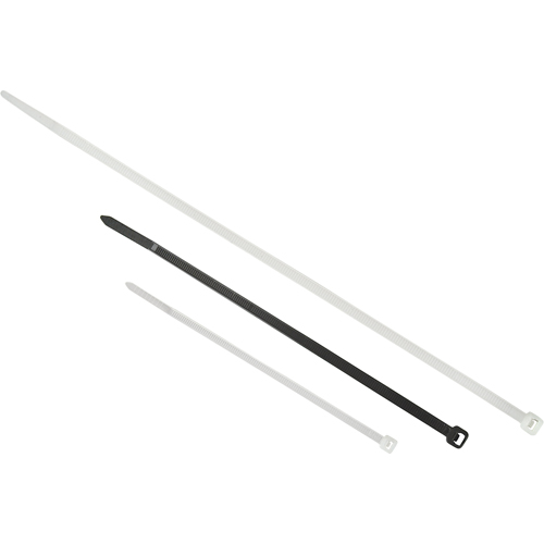 Attaches de c&acirc;bles pour entrepreneur, Longueur 24", R&eacute;sistance &agrave; la traction 175 LB, Naturel PB Rental Co. Ltd.