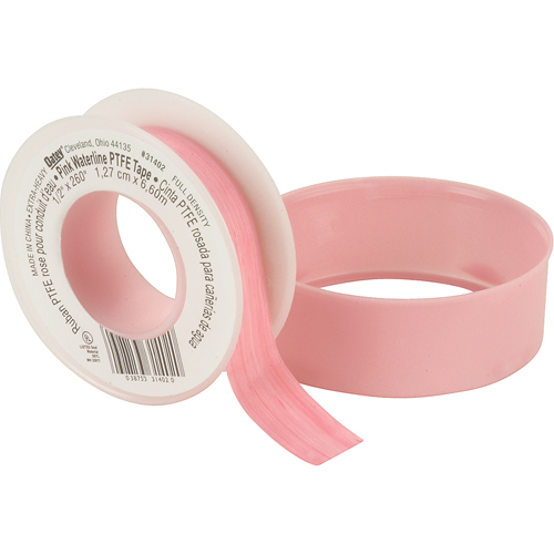 Teflon&reg; Tape - Water Lines Thread, 260" L x 1/2" W, Pink PB Rental Co. Ltd.
