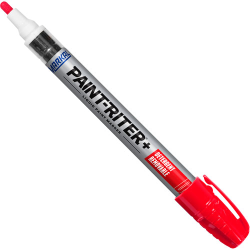 Marqueur &agrave; peinture nettoyable au d&eacute;tergent Paint-Riter+, Liquide, Rouge PB Rental Co. Ltd.
