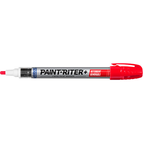 Marqueur &agrave; peinture nettoyable au d&eacute;tergent Paint-Riter+, Liquide, Rouge PB Rental Co. Ltd.